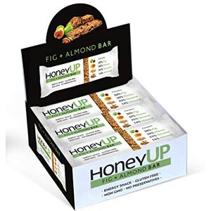 HoneyUp Fig & Almond bar, Display Box 12 bars x 40g (Total: 480g) HoneyUp Fig & Almond bar, Display Box 12 bars x 40g (Total: 480g)