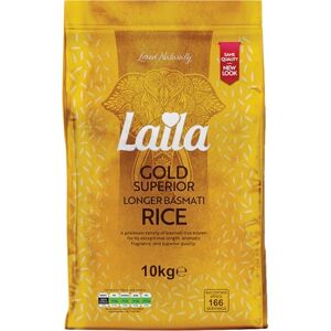 LAILA Longer Basmati Rice, 10Kg LAILA Longer Basmati Rice, 10Kg