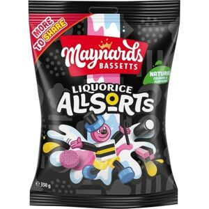 Maynards Bassetts Liquorice Allsorts, Authentic Mix, 350 g Sharing Pack (Pack of 6) Maynards Bassetts Liquorice Allsorts, Authentic Mix, 350 g Sharing Pack (Pack of 6)
