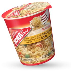 KOKA Original Chicken & Corn Flavour Oriental Style Instant Noodles 12 Cups of 70 g KOKA Original Chicken & Corn Flavour Oriental Style Instant Noodles 12 Cups of 70 g