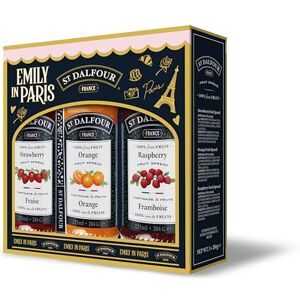 St. Dalfour Emily in Paris Gift Set – 3 Gourmet Fruit Preserves with Collectible Spoon, 852g Total – Premium French Jam Variety Pack, Authentic French Fruit Spread Gift Box 3x 284g Jars St. Dalfour Emily in Paris Gift Set – 3 Gourmet Fruit Preserves with Collectible Spoon, 852g Total – Premium French Jam Variety Pack, Authentic French Fruit Spread Gift Box 3x 284g Jars