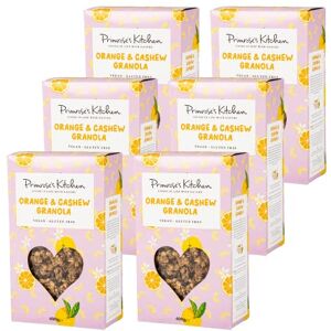 Primrose's Kitchen Orange & Cashew Granola 400g (Pack of 6) Vegan & Gluten Free Recipe. Punchy, Zesty And Nutty Granola Suitable For Bakes, Shakes, Biscuits & Cakes. Chunky Nuts & Wholesome Oats. Primrose's Kitchen Orange & Cashew Granola 400g (Pack of 6) Vegan & Gluten Free Recipe. Punchy, Zesty And Nutty Granola Suitable For Bakes, Shakes, Biscuits & Cakes. Chunky Nuts & Wholesome Oats.