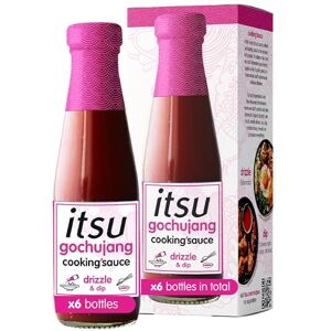 Itsu Gochujang Cooking Sauce 200ml Asian-Inspired Spicy, Sweet & Sticky Vegan Pack of 6 Itsu Gochujang Cooking Sauce 200ml Asian-Inspired Spicy, Sweet & Sticky Vegan Pack of 6