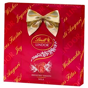 Lindt Lindor Milk Chocolate Wrapped Gift Box – Large 287g – Smooth Melting Truffles – 2025 Christmas, Gift for Him & Her, Birthday, Thank You Lindt Lindor Milk Chocolate Wrapped Gift Box – Large 287g – Smooth Melting Truffles – 2025 Christmas, Gift for Him & Her, Birthday, Thank You