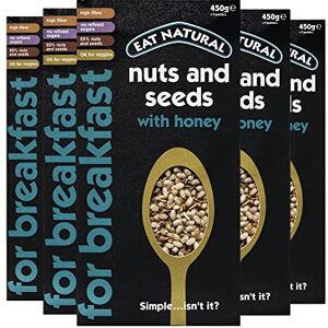 Eat Natural Nuts & Seeds Breakfast Cereal with Honey High in Fibre Breakfast Muesli Suitable for Vegetarians ,450 g (Pack of 5) Eat Natural Nuts & Seeds Breakfast Cereal with Honey High in Fibre Breakfast Muesli Suitable for Vegetarians ,450 g (Pack of 5)