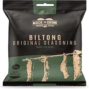 Made For Drink Biltong Original Seasoning Premium Bar Snacks, Made For Beer, Keto Friendly, 100% Grass Fed Irish Beef, Free From 14 Major Allergens, We Are 100% Carbon Neutral 6 x 30g Gift Set Made For Drink Biltong Original Seasoning Premium Bar Snacks, Made For Beer, Keto Friendly, 100% Grass Fed Irish Beef, Free From 14 Major Allergens, We Are 100% Carbon Neutral 6 x 30g Gift Set