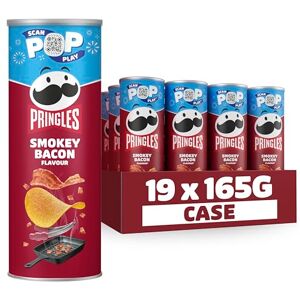 Pringles Smokey Bacon Flavour Crisps 19x165g Pringles Smokey Bacon Flavour Crisps 19x165g