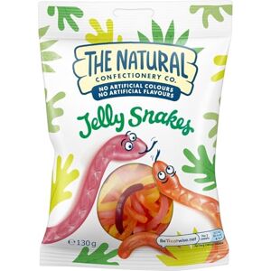 TNCC The Natural Confectionary Co. Jelly Snakes, Assorted Fruit Gummies, Sweets for Snacking, Sharing & Gifting, Mulipack, 130 g (Pack of 10) TNCC The Natural Confectionary Co. Jelly Snakes, Assorted Fruit Gummies, Sweets for Snacking, Sharing & Gifting, Mulipack, 130 g (Pack of 10)