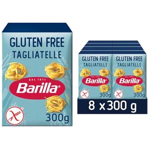 Barilla Gluten Free Tagliatelle Pasta – Authentic Italian Pasta Made with Corn & Rice – Bulk Pack of 8x 300g Barilla Gluten Free Tagliatelle Pasta – Authentic Italian Pasta Made with Corn & Rice – Bulk Pack of 8x 300g