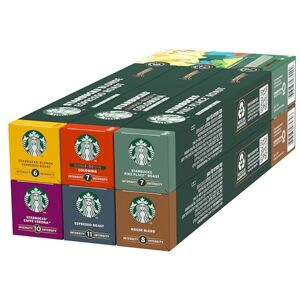 STARBUCKS Discovery Variety Pack by Nespresso, All Roast Types Coffee Capsules 6 x 10 (60 Capsules) Amazon Exclusive STARBUCKS Discovery Variety Pack by Nespresso, All Roast Types Coffee Capsules 6 x 10 (60 Capsules) Amazon Exclusive