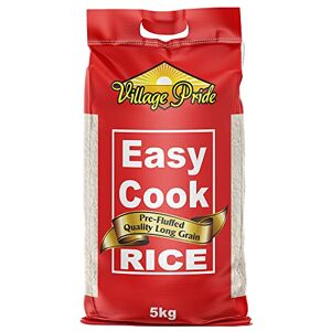 Village Pride Easy Cook Rice 5kg Bag of Premium Quality, Pre-fluffed and Long-Grain Rice for Quick, Aromatic, and Versatile Rice Dishes Village Pride Easy Cook Rice 5kg Bag of Premium Quality, Pre-fluffed and Long-Grain Rice for Quick, Aromatic, and Versatile Rice Dishes