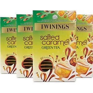 Twinings Salted Caramel Green Tea, 80 Envelopes (Multipack of 4 x 20 Envelopes) Twinings Salted Caramel Green Tea, 80 Envelopes (Multipack of 4 x 20 Envelopes)