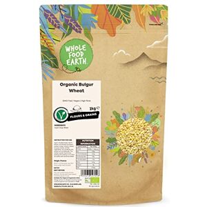 Wholefood Earth Organic Bulgur Wheat – 2 kg GMO Free Vegan High Fibre Certified Organic Wholefood Earth Organic Bulgur Wheat – 2 kg GMO Free Vegan High Fibre Certified Organic