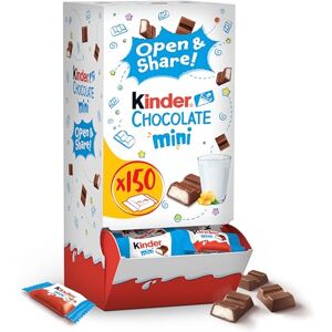 Kinder Exclusive Mini Chocolate Bars Dispenser; 150 Pieces; Party; Birthday Gifts; Chocolate Treats 900g Kinder Exclusive Mini Chocolate Bars Dispenser; 150 Pieces; Party; Birthday Gifts; Chocolate Treats 900g