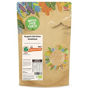 Wholefood Earth Organic Oat Bran Stabilised 3 kg Stabilised GMO Free Vegan High Fibre Certified Organic Wholefood Earth Organic Oat Bran Stabilised 3 kg Stabilised GMO Free Vegan High Fibre Certified Organic