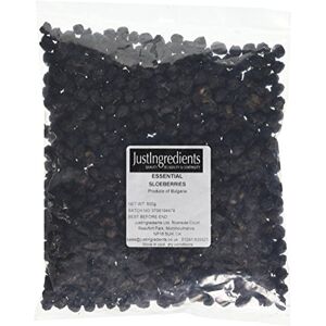 JustIngredients Essentials Sloe Berries 500 g (Pack of 2) JustIngredients Essentials Sloe Berries 500 g (Pack of 2)
