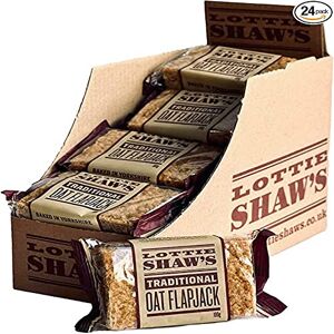 Lottie Shaw's Traditional Oat Flapjack 24 x 100g – Individually Wrapped, Vegan, Yorkshire Craft Bakery Case Lottie Shaw's Traditional Oat Flapjack 24 x 100g – Individually Wrapped, Vegan, Yorkshire Craft Bakery Case