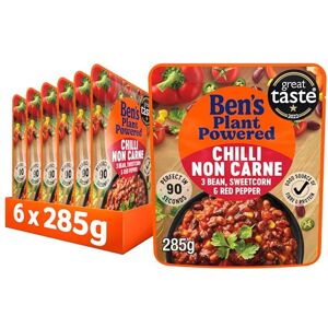 Ben's Original Ben’s Original Plant Powered Bean Chilli Non Carne, Bulk Multipack 6 x 285 g pouches Ben's Original Ben’s Original Plant Powered Bean Chilli Non Carne, Bulk Multipack 6 x 285 g pouches
