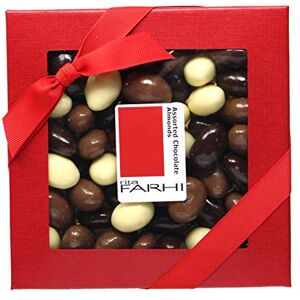 Rita Farhi Milk, Dark and White Chocolate Coated Almonds in a Luxury Gift Box 210 g New Palm Oil Free Recipe Rita Farhi Milk, Dark and White Chocolate Coated Almonds in a Luxury Gift Box 210 g New Palm Oil Free Recipe