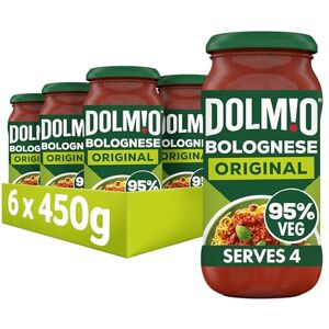 Dolmio Bolognese Original Pasta Sauce Jar, Bulk Multipack, 6 x 450g Dolmio Bolognese Original Pasta Sauce Jar, Bulk Multipack, 6 x 450g