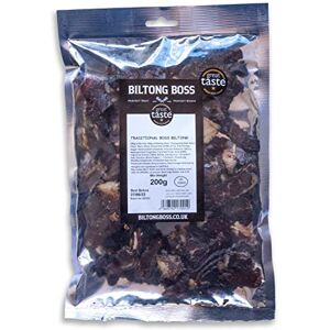Traditional Boss Beef, Premium Authentic Beef, High Protein Ready To Eat Healthy Snack, Suitable For Gluten-Free, Paleo, Keto, Atkins Diets & Post-Workout, Low Sugar & Carbohydrates, 200g Traditional Boss Beef, Premium Authentic Beef, High Protein Ready To Eat Healthy Snack, Suitable For Gluten-Free, Paleo, Keto, Atkins Diets & Post-Workout, Low Sugar & Carbohydrates, 200g