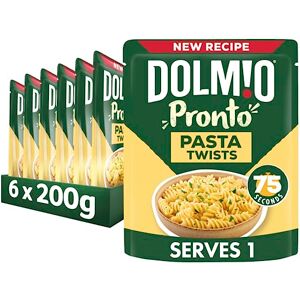 Dolmio Pasta Twists Microwave Fusili Pasta, Bulk Multipack 6 x 200g pouches Dolmio Pasta Twists Microwave Fusili Pasta, Bulk Multipack 6 x 200g pouches