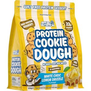 Applied Nutrition Protein Cookie Dough 1kg – High Protein Snack, Over 22g of Protein Per Serving, Ready-to-Eat– Low Calorie, Healthy Treat (1kg – 25 Servings) (White Choco Lemon Drizzle) Applied Nutrition Protein Cookie Dough 1kg – High Protein Snack, Over 22g of Protein Per Serving, Ready-to-Eat– Low Calorie, Healthy Treat (1kg – 25 Servings) (White Choco Lemon Drizzle)