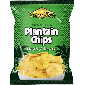 Village Pride Plantain Chips Salted 75 g (Pack of 24) Village Pride Plantain Chips Salted 75 g (Pack of 24)