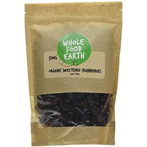 Wholefood Earth Organic Sweetened Dried Cranberries - 500 g - Dried Cranberries Wholefood Earth Organic Sweetened Dried Cranberries - 500 g - Dried Cranberries