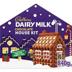 Cadbury Dairy Milk Christmas Chocolate House Kit, Selection of Dairy Milk Chocolates, Perfect Christmas Activity, Festive Milk Chocolate Gift Set, 840 g (Pack of 1) Cadbury Dairy Milk Christmas Chocolate House Kit, Selection of Dairy Milk Chocolates, Perfect Christmas Activity, Festive Milk Chocolate Gift Set, 840 g (Pack of 1)