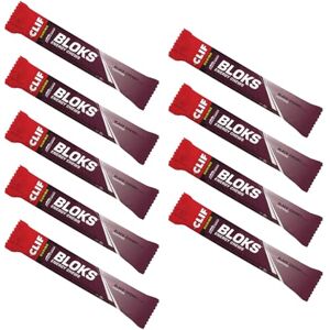 CLIF Bar Bloks Energy Chews Black Cherry with Caffeine Plant Based Quick Energy for Cycling and Running Workout Snack 60g Bars (9 Pack) CLIF Bar Bloks Energy Chews Black Cherry with Caffeine Plant Based Quick Energy for Cycling and Running Workout Snack 60g Bars (9 Pack)