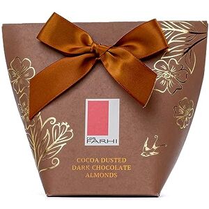 Rita Farhi Cocoa Dusted Dark Chocolate Coated Almonds in Gift Box with Bow, 130g Rita Farhi Cocoa Dusted Dark Chocolate Coated Almonds in Gift Box with Bow, 130g