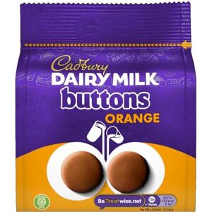 Cadbury Dairy Milk Orange Giant Buttons Chocolate Bag, 95g (Pack of 10 Bags) Cadbury Dairy Milk Orange Giant Buttons Chocolate Bag, 95g (Pack of 10 Bags)