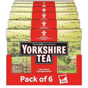 Yorkshire Tea , 6 Boxes of 160 Tea Bags (Total 960 Bags) Yorkshire Tea , 6 Boxes of 160 Tea Bags (Total 960 Bags)