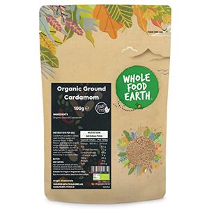 Wholefood Earth Organic Ground Cardamom 100 g GMO Free Certified Organic Wholefood Earth Organic Ground Cardamom 100 g GMO Free Certified Organic