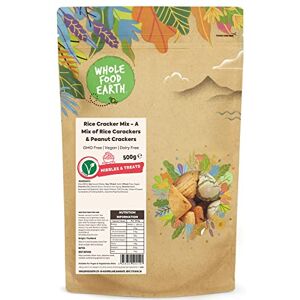 Wholefood Earth Rice Cracker Mix A Mix of Rice Carackers and Peanut Crackers 500 g GMO Free Dairy Free Wholefood Earth Rice Cracker Mix A Mix of Rice Carackers and Peanut Crackers 500 g GMO Free Dairy Free