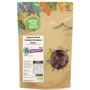 Wholefood Earth Organic Dried Medjoul/Medjool Dates – 1 kg Raw GMO Free Vegan High Fibre Certified Organic Wholefood Earth Organic Dried Medjoul/Medjool Dates – 1 kg Raw GMO Free Vegan High Fibre Certified Organic