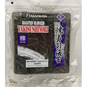 Takaokaya Roasted Seaweed – Yakinori Miyabi Full Size 50pc Premium Miyabi Grade Sushi Nori Sheets Crisp Texture & Rich Umami Product of Japan Vegan & Gluten-Free Takaokaya Roasted Seaweed – Yakinori Miyabi Full Size 50pc Premium Miyabi Grade Sushi Nori Sheets Crisp Texture & Rich Umami Product of Japan Vegan & Gluten-Free