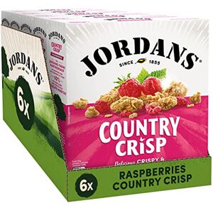 JORDANS Country Crisp Raspberry Breakfast Cereal Vegetarian 6 PACKS of 450 g JORDANS Country Crisp Raspberry Breakfast Cereal Vegetarian 6 PACKS of 450 g