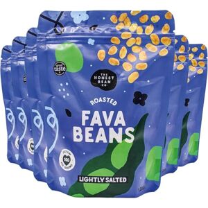 The Honest Bean Co Roasted Fava Bean Lightly Salted, High Protein Vegan Snack, 120 g Bag (Pack of 6) The Honest Bean Co Roasted Fava Bean Lightly Salted, High Protein Vegan Snack, 120 g Bag (Pack of 6)