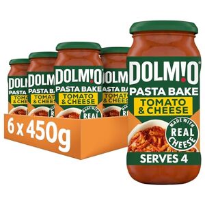Dolmio Pasta Bake Tomato and Cheese Pasta Sauce Jar, Bulk Multipack 6 x 450g Dolmio Pasta Bake Tomato and Cheese Pasta Sauce Jar, Bulk Multipack 6 x 450g