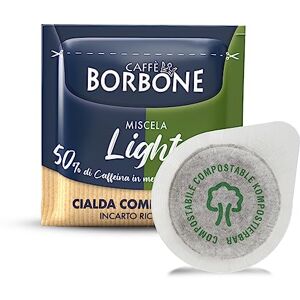 CAFFÈ BORBONE Compostable Pod, Light Coffee Blend, 50% less caffeine than the Blue Blend 150 Pads Compatible with ESE System Paper Pads 44 mm CAFFÈ BORBONE Compostable Pod, Light Coffee Blend, 50% less caffeine than the Blue Blend 150 Pads Compatible with ESE System Paper Pads 44 mm