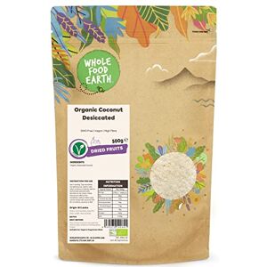 Wholefood Earth Organic Coconut Desiccated – 500g GMO Free Vegan High Fibre Certified Organic Wholefood Earth Organic Coconut Desiccated – 500g GMO Free Vegan High Fibre Certified Organic