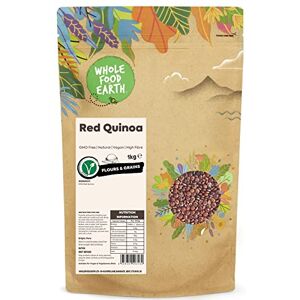 Wholefood Earth Red Quinoa 1 kg GMO Free Natural High Fibre packaging may vary Wholefood Earth Red Quinoa 1 kg GMO Free Natural High Fibre packaging may vary