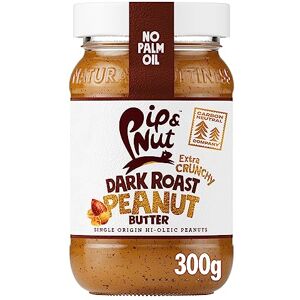 Pip & Nut Ultimate Extra Crunchy Dark Roast Peanut Butter (6 x 300g) Natural Nut Butter, No Palm Oil, No Added Sugar, Hi-Oleic Peanuts, High in Unsaturated Fats, Gluten Free, Vegan, Dairy Free Pip & Nut Ultimate Extra Crunchy Dark Roast Peanut Butter (6 x 300g) Natural Nut Butter, No Palm Oil, No Added Sugar, Hi-Oleic Peanuts, High in Unsaturated Fats, Gluten Free, Vegan, Dairy Free