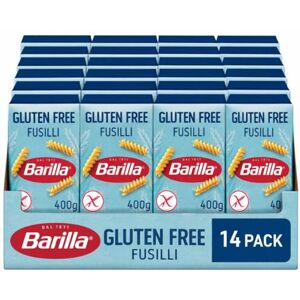Barilla Gluten Free Fusilli Pasta 14 x 400g – Made with Corn & Rice – Non-GMO, Vegan – Authentic Italian Quality – Bulk Pack Barilla Gluten Free Fusilli Pasta 14 x 400g – Made with Corn & Rice – Non-GMO, Vegan – Authentic Italian Quality – Bulk Pack