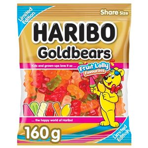 HARIBO Goldbears Fruit Lolly Favourites 160g HARIBO Goldbears Fruit Lolly Favourites 160g