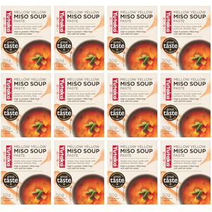 Yutaka Awase Miso Soup 50g (Pack of 12, 36 Sachets) Instant Japanese Soup with Red & White Miso and Bonito Dashi Authentic Umami Flavour Ready in Minutes Yutaka Awase Miso Soup 50g (Pack of 12, 36 Sachets) Instant Japanese Soup with Red & White Miso and Bonito Dashi Authentic Umami Flavour Ready in Minutes