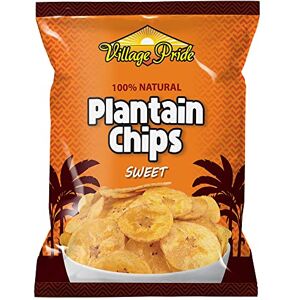 Village Pride Plantain Chips Sweet 75 g (Pack of 24) Village Pride Plantain Chips Sweet 75 g (Pack of 24)