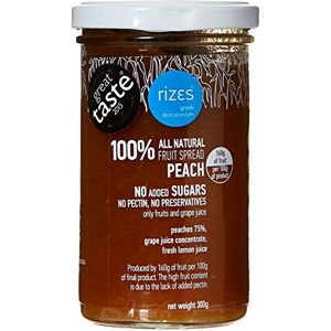 Rizes Greek Delicatessen 100% Peach Fruit Spread – 2 x 300g No Added Sugar, No Preservatives, No Artificial Colors or Flavors Natural Greek Spread Rizes Greek Delicatessen 100% Peach Fruit Spread – 2 x 300g No Added Sugar, No Preservatives, No Artificial Colors or Flavors Natural Greek Spread